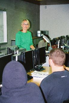 Britta Halonen, English professor, is one of the 27 new full-time instructors.