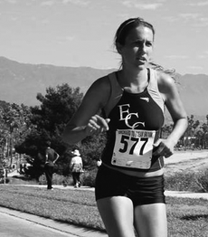 Sophomore Courtney Stevens competes during Saturdays Santa Barbara Invitational. Stephens finished 10th out of 165 runners.