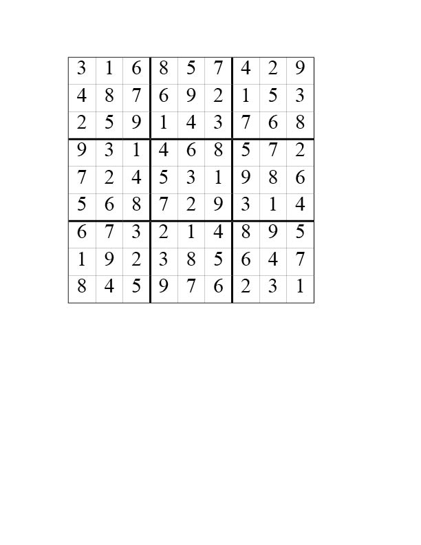 Warrior Life Sudoku Solution