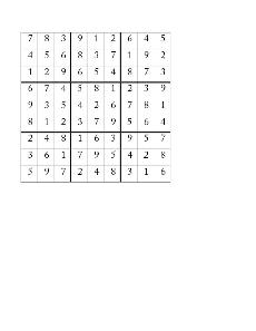 Sudoku Solution