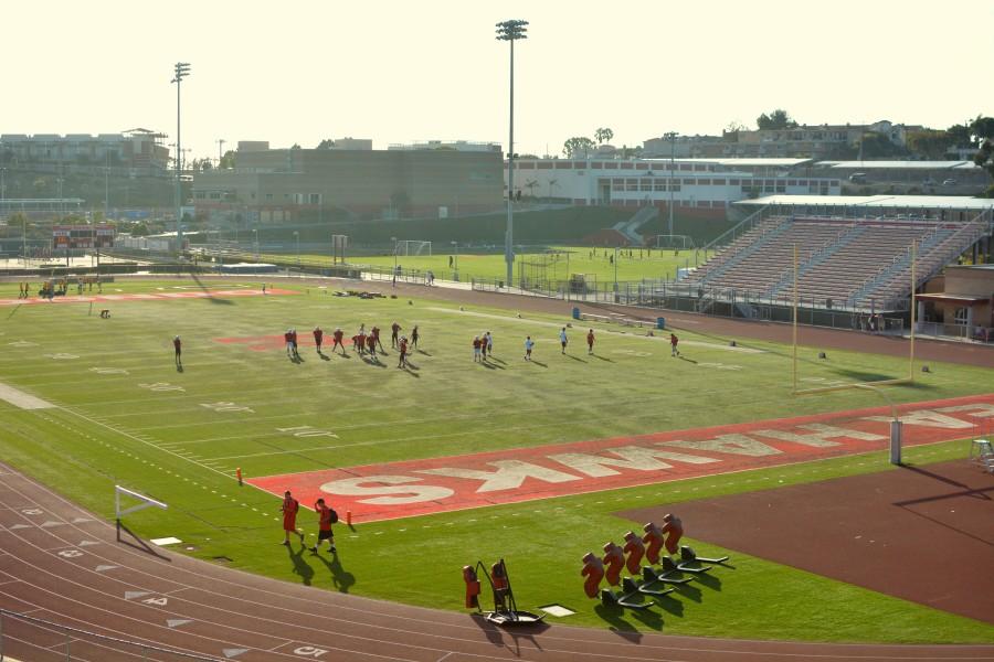 Redondo Union High Schools Sea Hawk Stadium will be the home of the EC football team for the upcoming season. Photo credit: John Fordiani