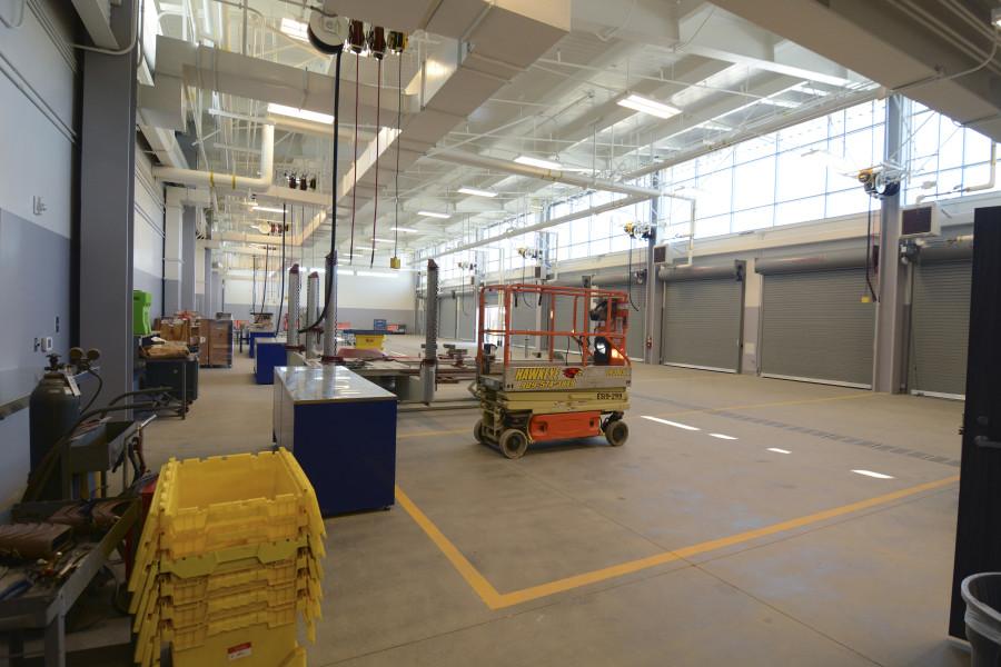 The Center For Applied Technology opened this week to students. Located just east of the baseball field, the facility houses the heating and air conditioning repair program, welding and the auto shop classes. Photo credit: John Fordiani
