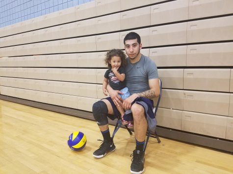 Volleyball player juggles fatherhood and being a star athlete