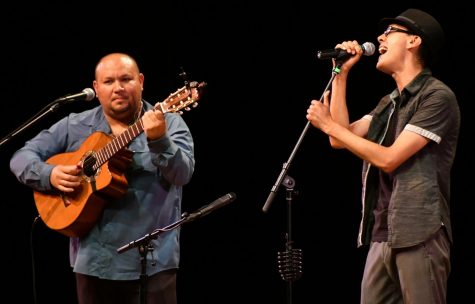 José Martín Marquez and Gustavo Alcoser perform at Marsee Auditorium on Friday, May 11, 2018. Photo credit: Jack Kan