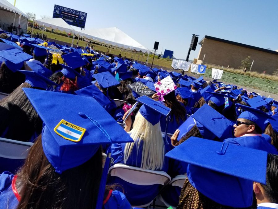Graduates of El Camino College class of 2018.