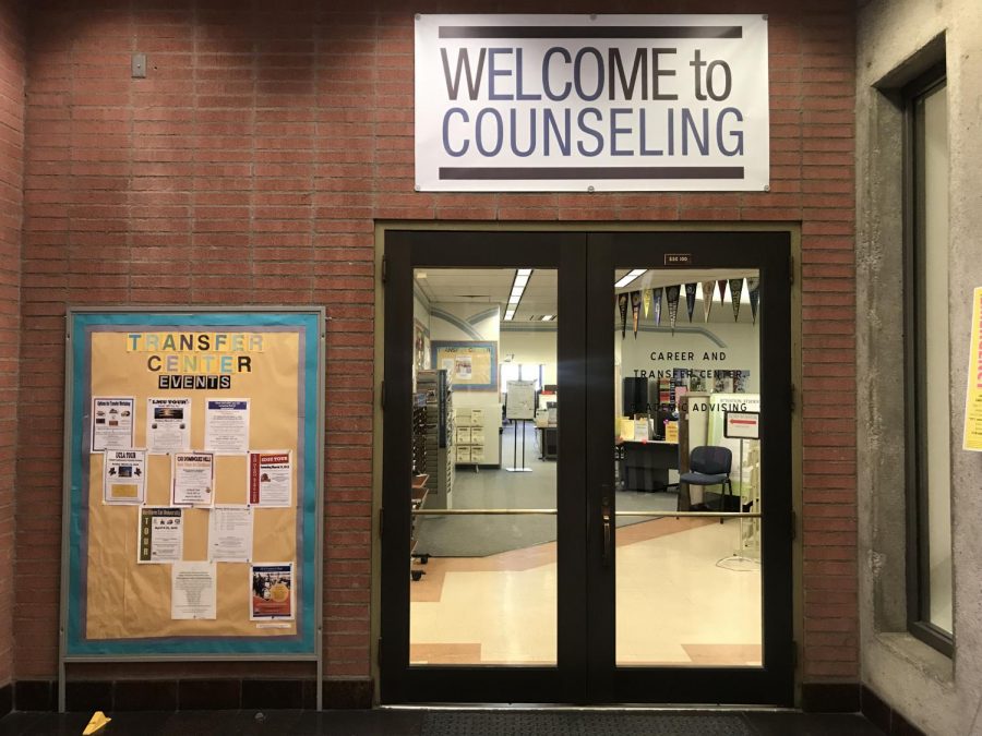Counseling is located on the first floor of the Student Services Center. Feb. 22, 2019. Photo credit: Fernando Haro