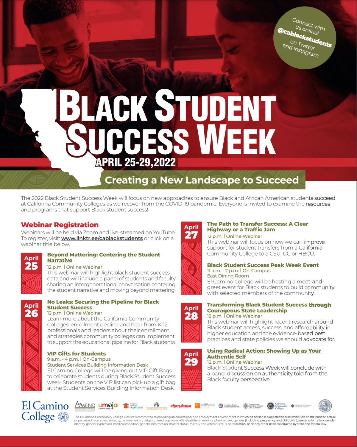 El Camino holds inperson event during statewide Black Student Success