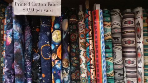 A nice selection of cotton fabrics is available for $9.99 per yard at Fabric Barn in Long Beach. Fabric Barn is the largest family-owned crafting store in Long Beach.
