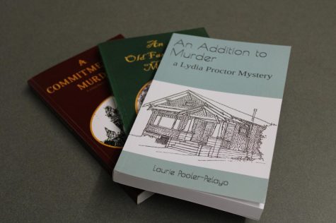 El Camino College Library and Learning Resources Specialist Laurie Pelayo has written five books as part of the "Lydia Proctor Mystery" series. The series allowed Laurie to combine her love of history and genealogy.