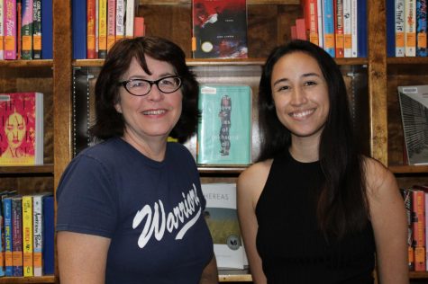 Laurie Pelayo (left) is a library and learning resources specialist at El Camino, while daughter Alyse Pelayo (right) is an assistant library and learning resources specialist. Laurie is in her 40th year working at El Camino.