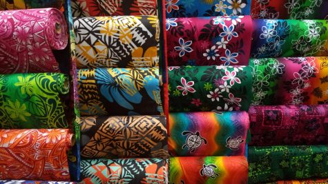 Traditional, festive and brightly-colored Polynesian fabrics are the specialty of Islands Fabric in Carson. Most prints are available for $5 to $10 per yard.