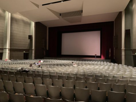 The Marsee Auditorium before screening the film.