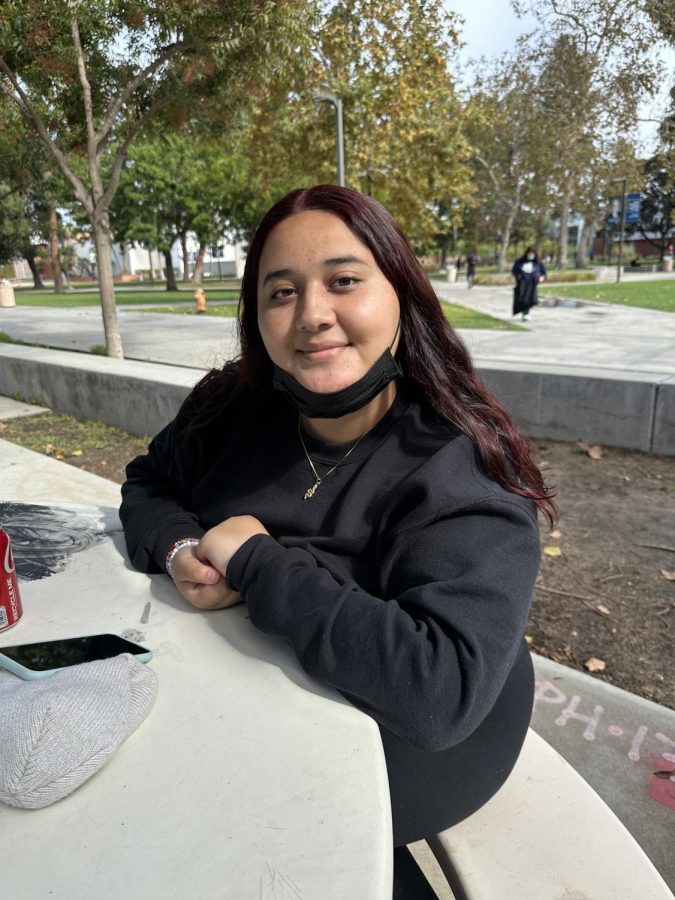 Radiology major Emily Nava would give back to the community if she would end up winning the lottery. (Eddy Cermeno | The Union) Photo credit: Eddy Cermeno