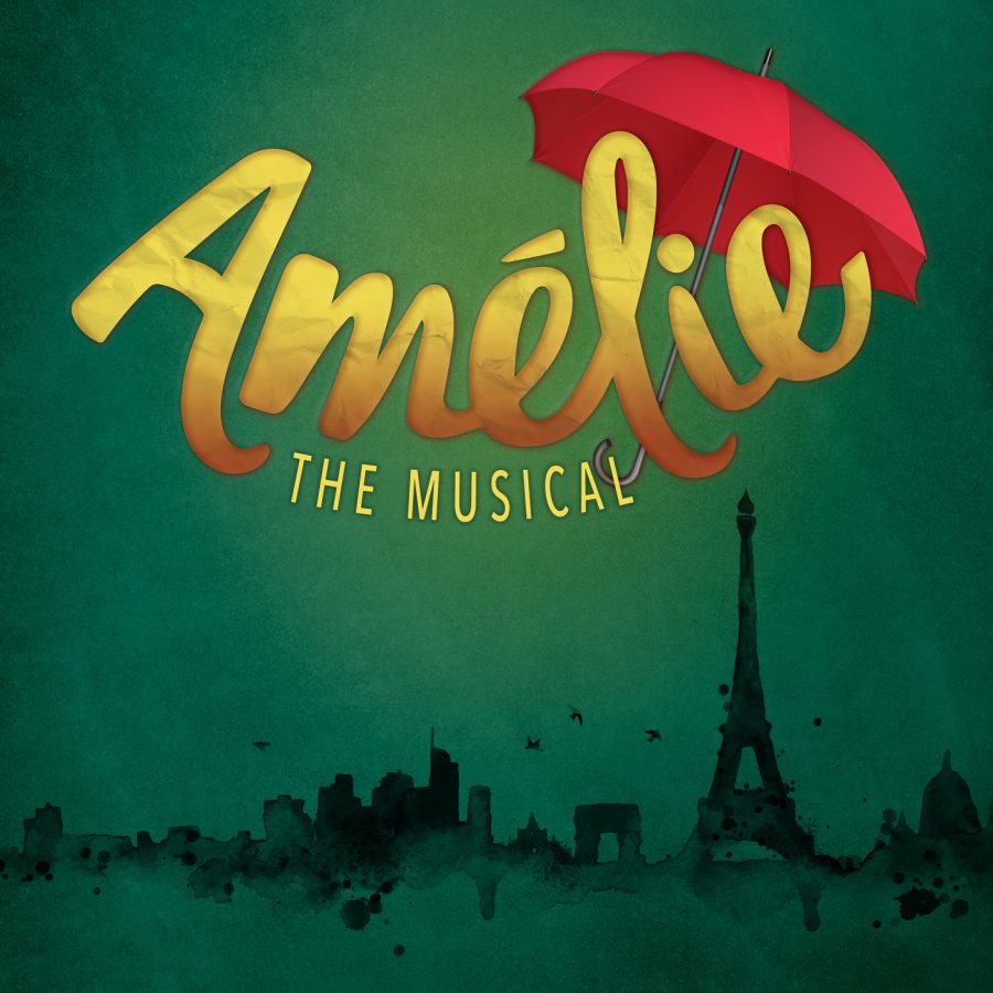 A screenshot of the promotional digital flyer for Amélie The Musical, captured from the official El Camino College Center for the Arts webpage.