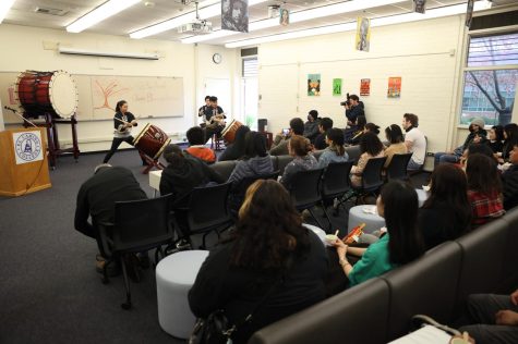 Dozens of students and faculty attended the 23rd Annual Cherry Blossom Festival in the Social Justice Center on March 15. (Photo by Raphael Richardson | The Union)