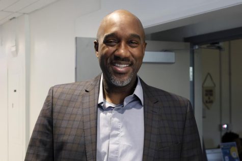 Board of Trustees member Kenneth Brown attends the soft opening of the Black Students Success Center in the Communications Building, on Wednesday, Feb. 22. (Raphael Richardson | The Union)