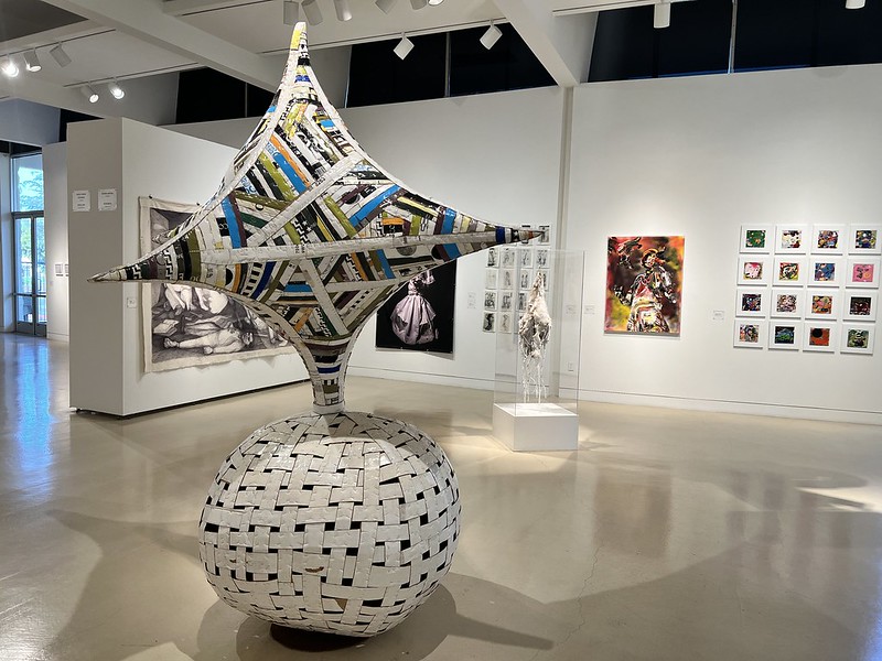 One of the many creations displayed at the Co/Lab 5-Los Angeles and the World exhibition at the Torrance Art Museum on Friday, April 28. (Brittany Parris | The Union)