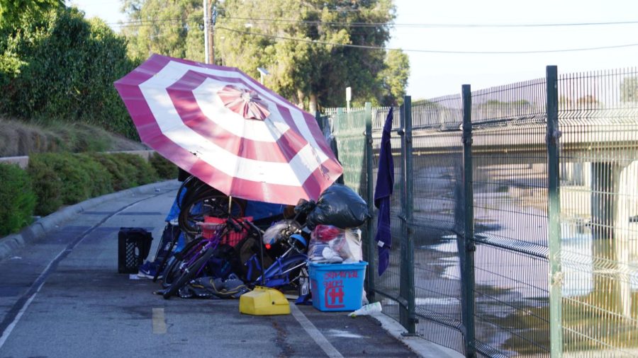 Residents of the area use the path to exercise, though there has been a rise in homeless encampments. “I used to come here every other day in the afternoons, but not anymore,” Torrance resident Mark Smith says. (Alexis Ramon Ponce | Warrior Life)