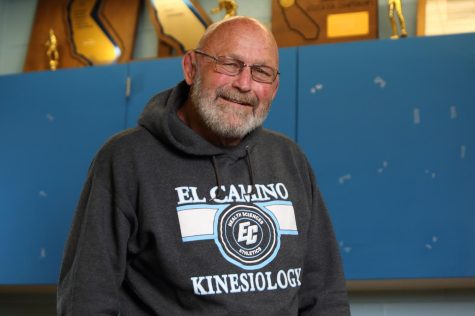 El Camino College health sciences and athletics Professor Tom Hazell was inducted into the National Wrestling Hall of Fame in 2012 and the California Wrestling Hall of Fame in 2015. Hazell was head wrestling coach at El Camino for 12 years. (Raphael Richardson | Warrior Life)
