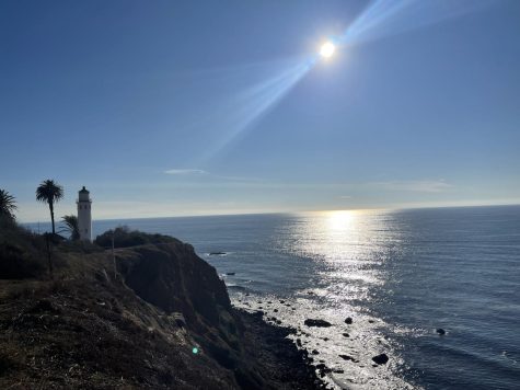 The Point Vicente Lighthouse overlooking the Pacific Ocean - pictured here on Nov. 12, 2022 - is located at 31550 Palos Verdes Dr. W., Rancho Palos Verdes. (Kim McGill | Warrior Life)