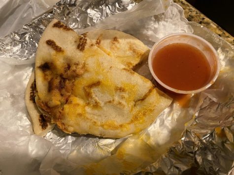 The pupusas at Arcense in Lawndale are hot and fluffy. They are doughy goodness on the outside and contain a great amount of filling on the inside. (Alexis Ramon Ponce | Warrior Life)