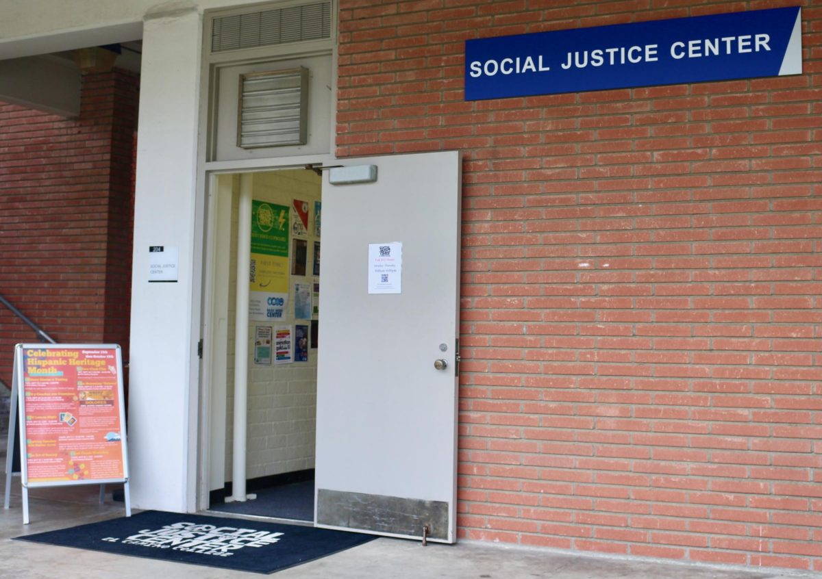 The Social Justice Center located in the Communications Building at El Camino College after it opened at 8:30 a.m. on Monday, Sept. 25. (Delfino Camacho | The Union)