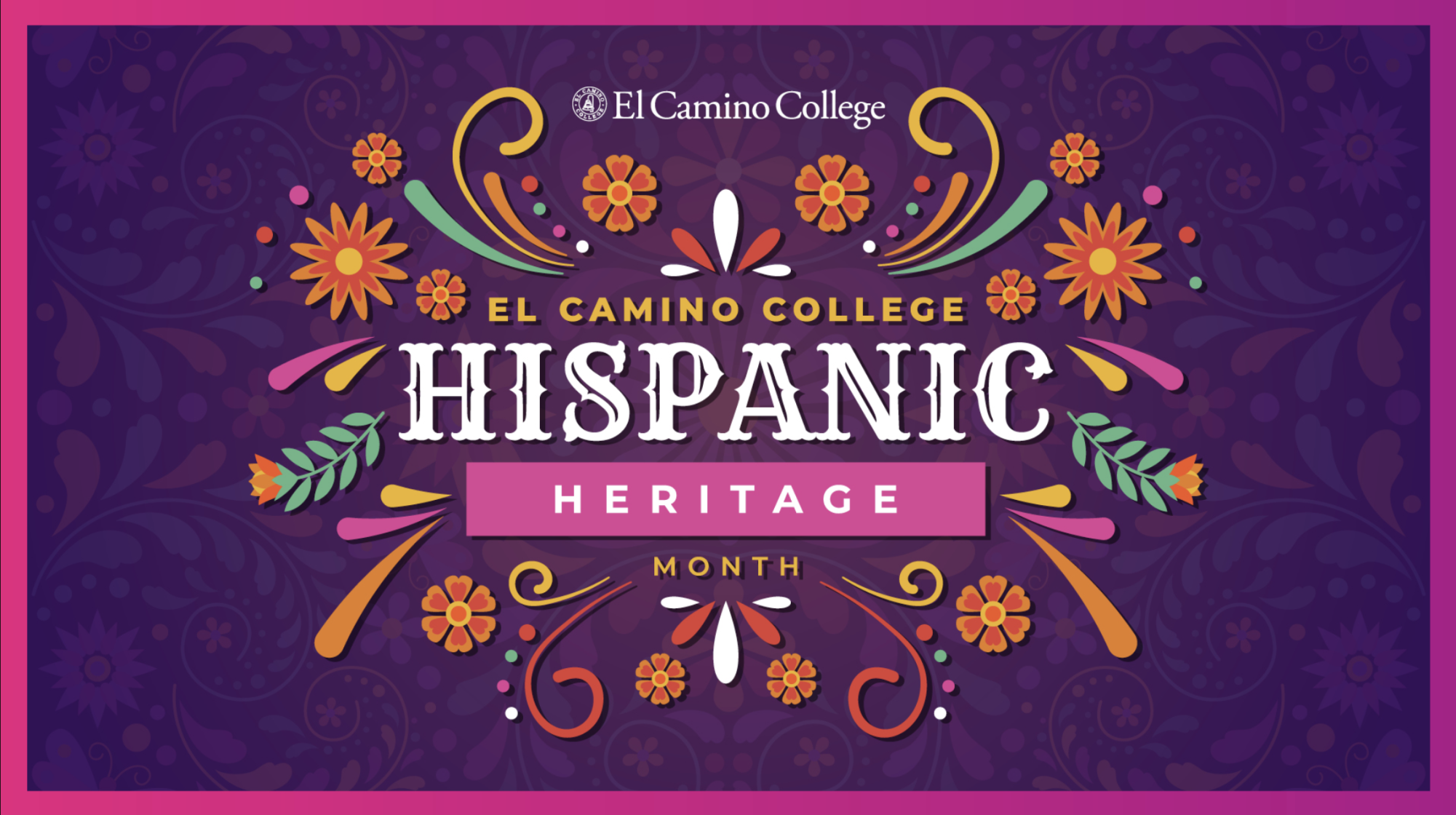 Screenshot from the El Camino College Hispanic Heritage Month webpage.
