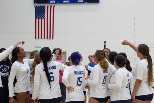 El Camino College Women's Volleyball team Boosts Morale with Fixed Calls. October 4. (Misaki Asaba | The Union)