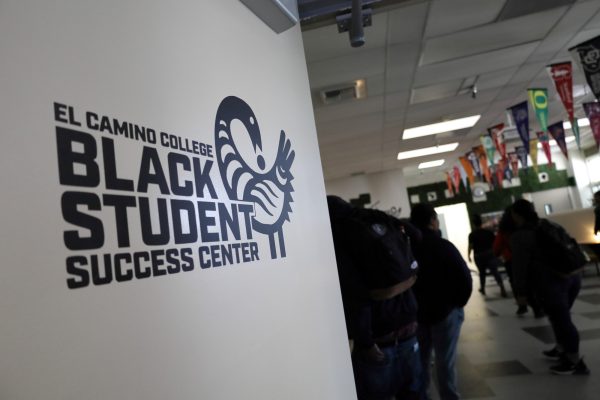 The Black Student Success Center held a "soft opening" to students in the Communications Building at El Camino College on Wednesday, Feb. 22, 2023. (Raphael Richardson | The Union)