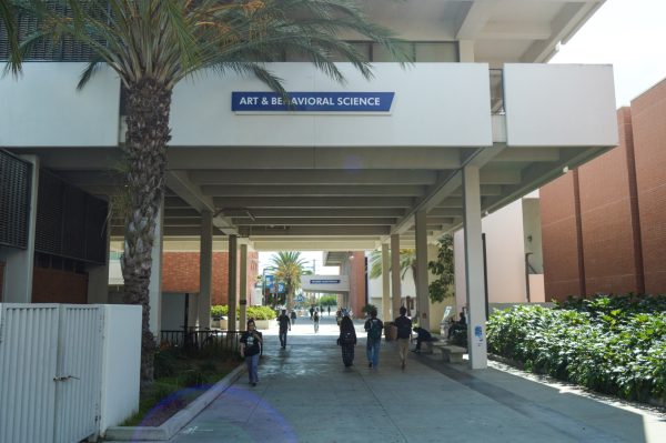 A once very active location at El Camino College the former Arts & Behavioral Science Building is being prepared for demoltion leaving behind decades of history. (Slihm Davis | The Union)