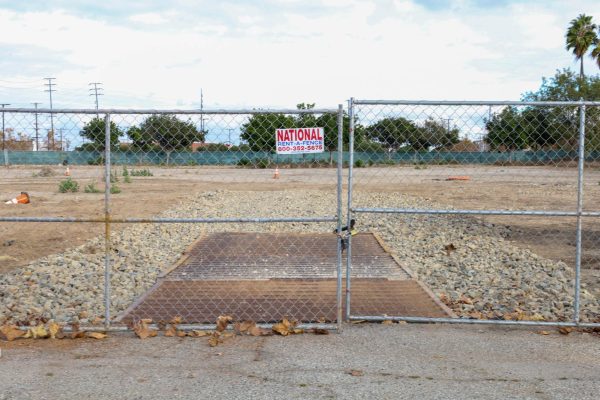 An empty lot sits vacant in preparation for the construction of the Modular Village in parking Lot L on Nov. 29. (Nathaniel Thompson | The Union)