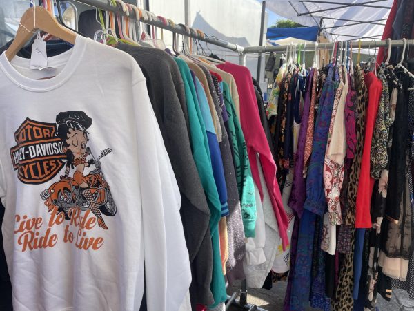 On Thursdays and Fridays, The Rodium has "Vintage Days". Vendors sell their vintage products, ranging from clothing to collectibles.