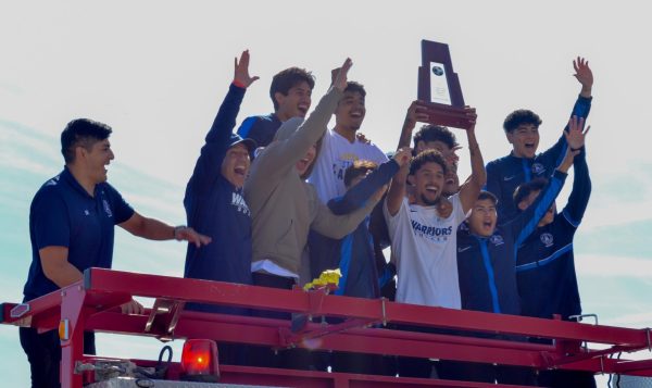 El Camino College hosts victory parade for historic men’s soccer team