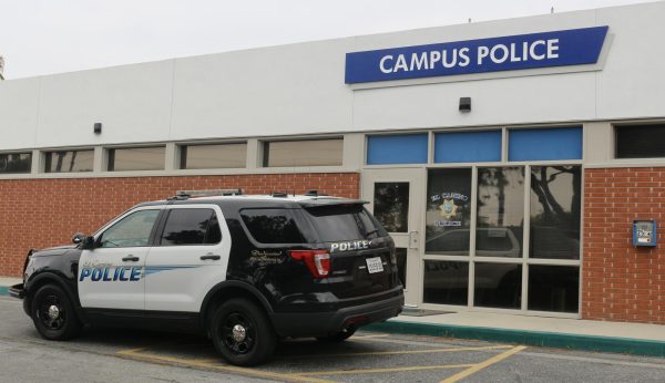 The front of the Campus Police station as seen on Friday, Sept. 15, 2023. (Delfino Camacho | The Union)