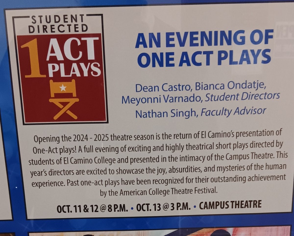 An Evening of One Act Plays are returning to campus starting on Oct. 11 at 8 p.m. in the Campus Theater (Elliott Bullock II | The Union)