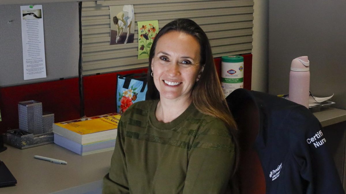 Nursing instructor Laura Bulatao enters her fourth week as a full-time faculty member for the fall semester at El Camino College on Tuesday, Sept. 16. Bulatao earned an associates degree at ECC, before earning a master's degree at Chamberlain University in Chicago. (Madison Moody | The Union)