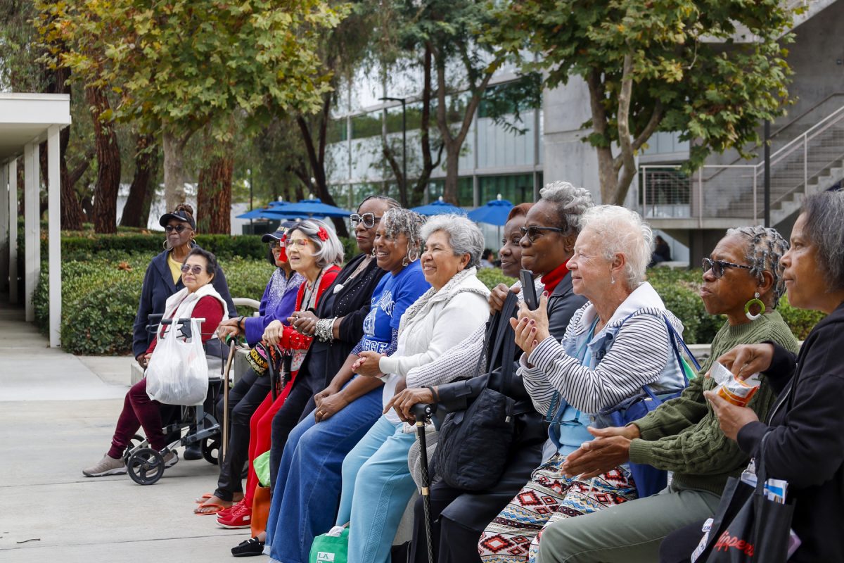 Women from the Inglewood Senior Center were invited to El Camino College where they received facials, manicures and pedicures from the cosmetology students on Nov. 12. Each month, the senior center shuttles over a group to receive some pampering for the day, allowing the cosmetology students to gain experience and practice on real people. (Seph Peters | The Union) Photo credit: Seph Peters