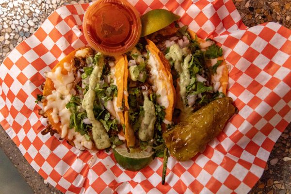 Birria tacos from El Cinco De Mayo Mexican Grill from the Redondo Beach pier. (Oriana de Quay | The Union)