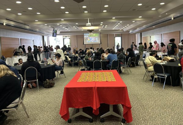 El Camino College's East Dining Room above the Bookstore hosts the Taste of Soul event for the 100th celebration of Black History Month since its inception in 1926 by